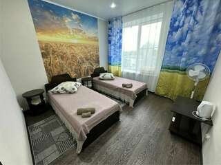 Гостевой дом Форсаж Бийск Двухместный номер Делюкс с 2 отдельными кроватями-6